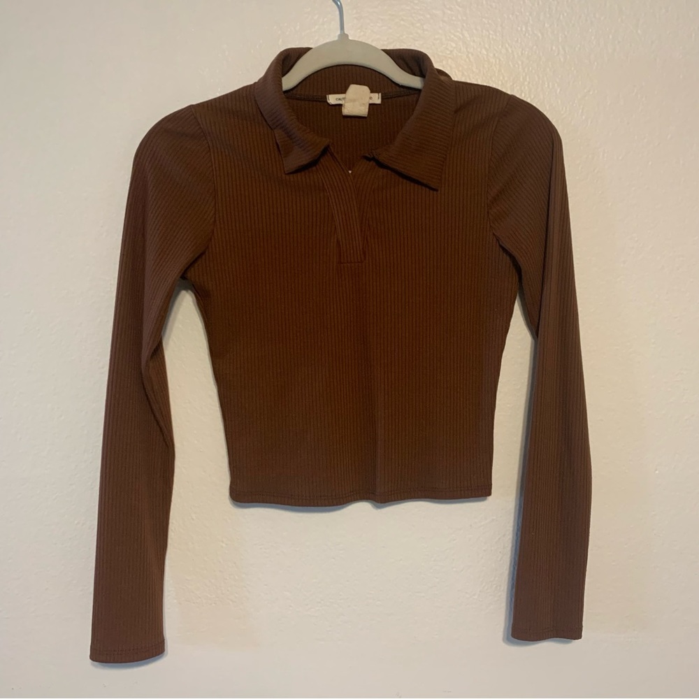 Cropped Collared Shirt - Picture 4 of 8